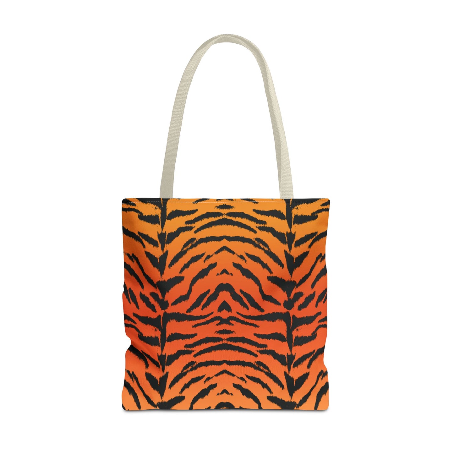 Tiger Animal Print Canvas Tote Bag Reusable Shopping Bag - Saiko Studio