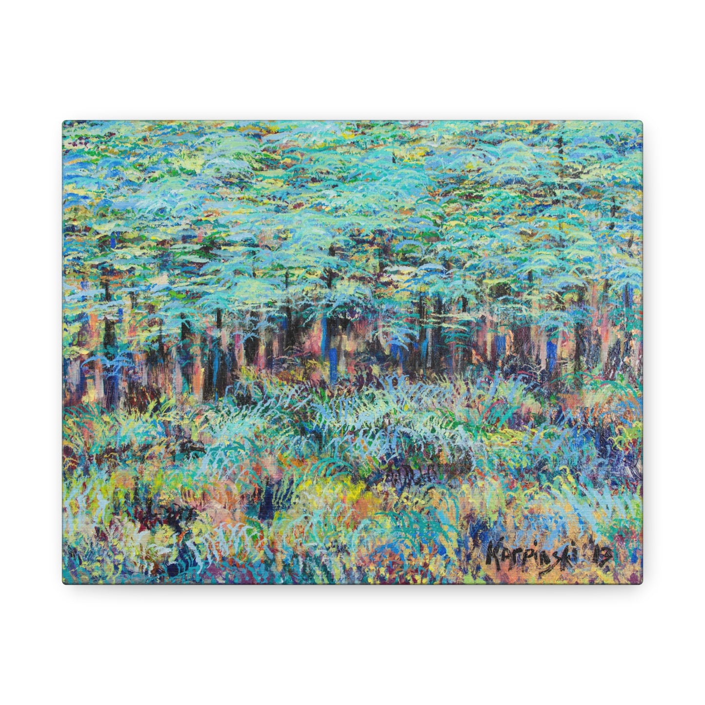 Landscape Nature Wall Art Canvas Art Print Wall Decor - Sunrise on the Blue Ridge by Leslie Karpinski