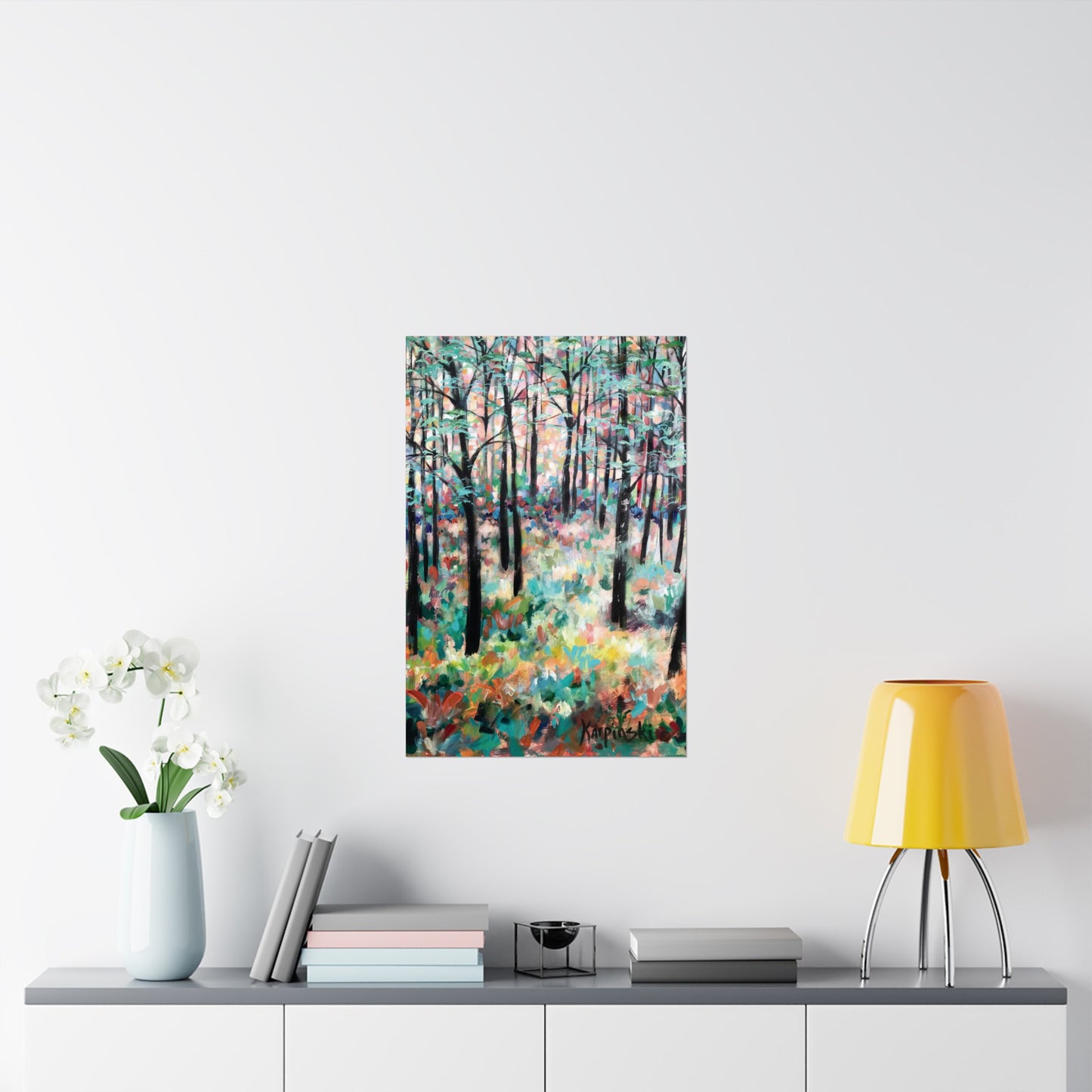 Forest Nature Fine Art Print Landscape Artwork - Trees Of Hope By Leslie Karpinski