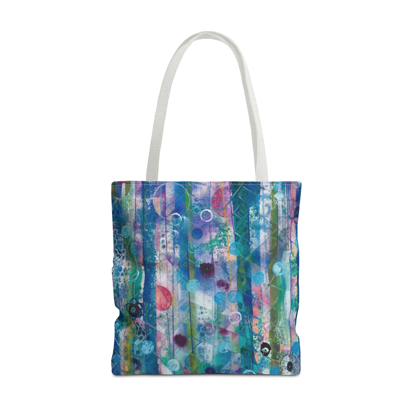 Abstract Art Tote Bag Canvas Shopping Bag - Dreaming Trees by Leslie Karpinski