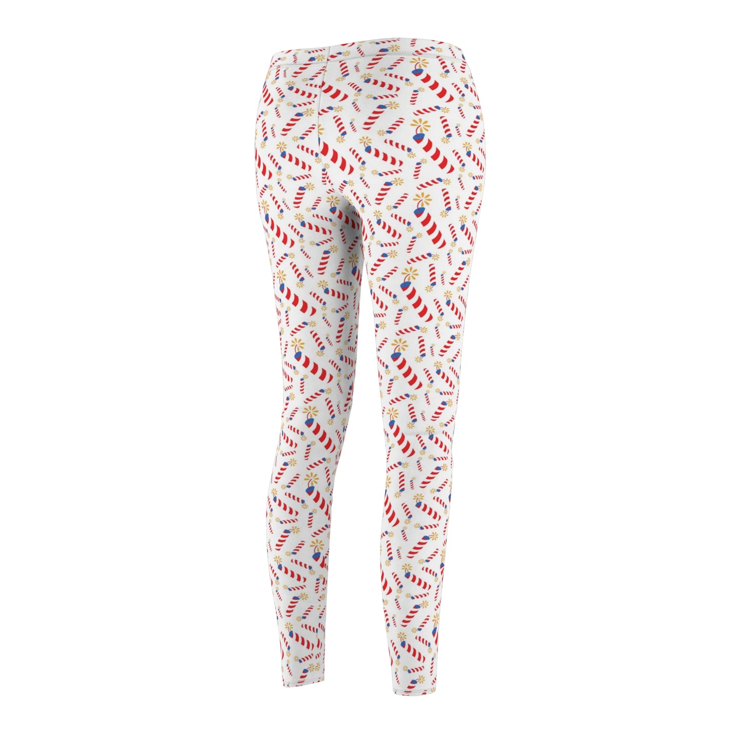 Fireworks 4th of July Womens Leggings Yoga Pants - Saiko Studio