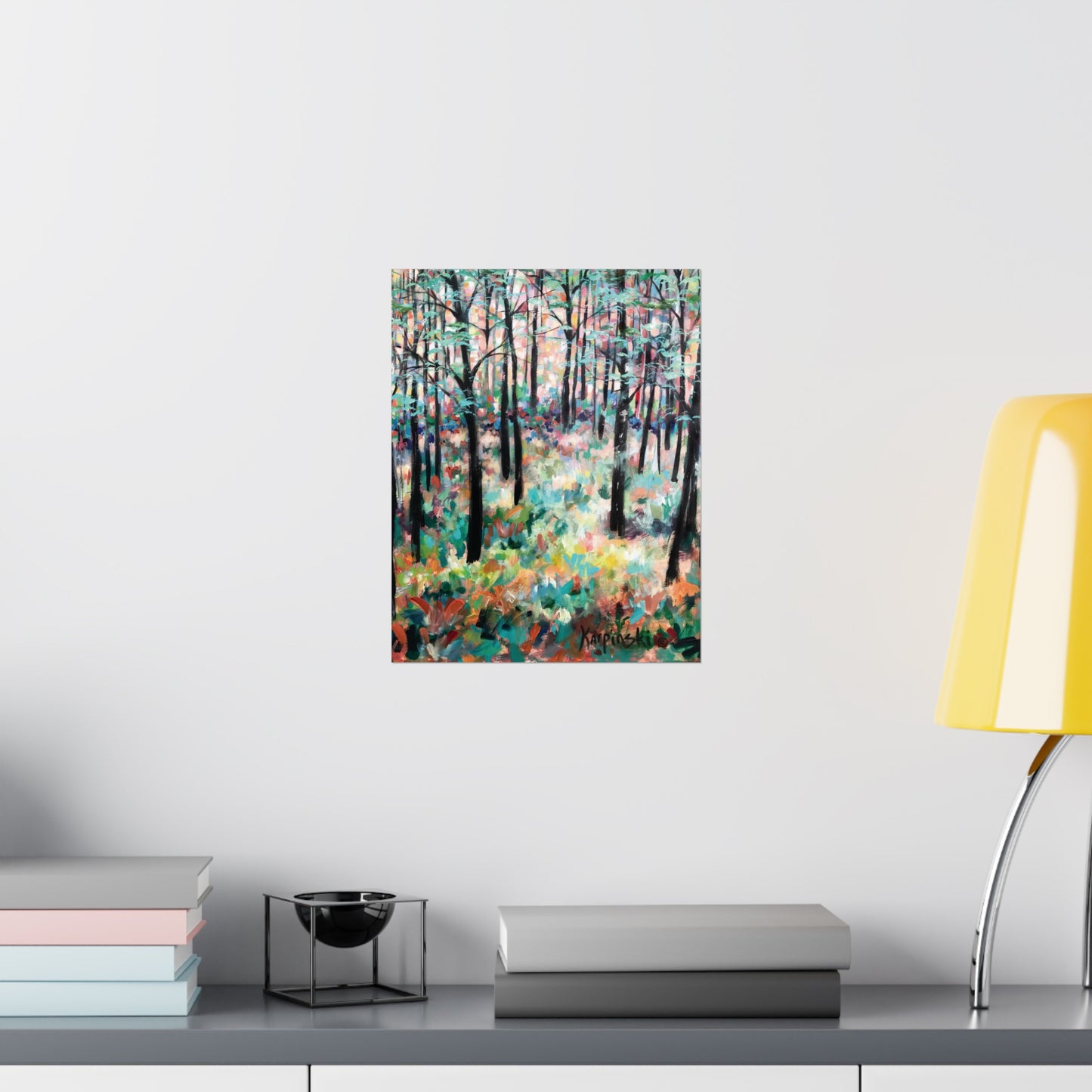 Forest Nature Fine Art Print Landscape Artwork - Trees Of Hope By Leslie Karpinski