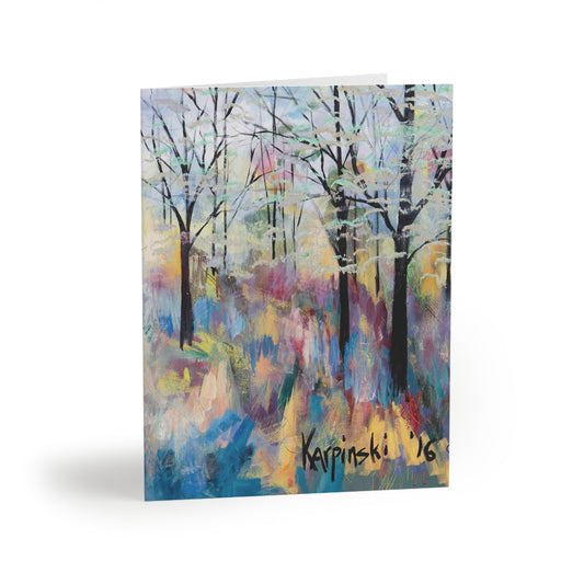 Landscape Tree Art Nature Greeting Card Multi Pack - Blue Ridge Parkway by Leslie Karpinski