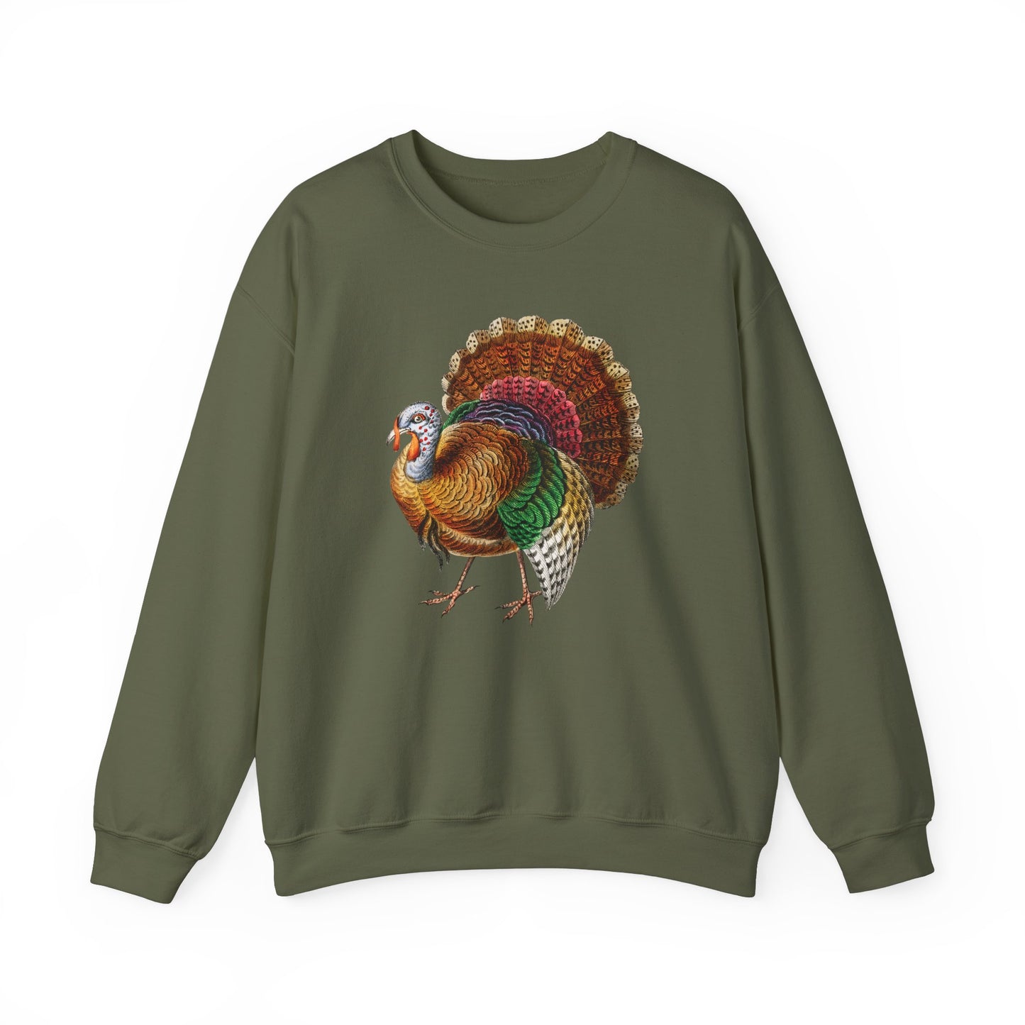 Thanksgiving Vintage Turkey Womens Unisex Sweatshirt - Saiko Studio