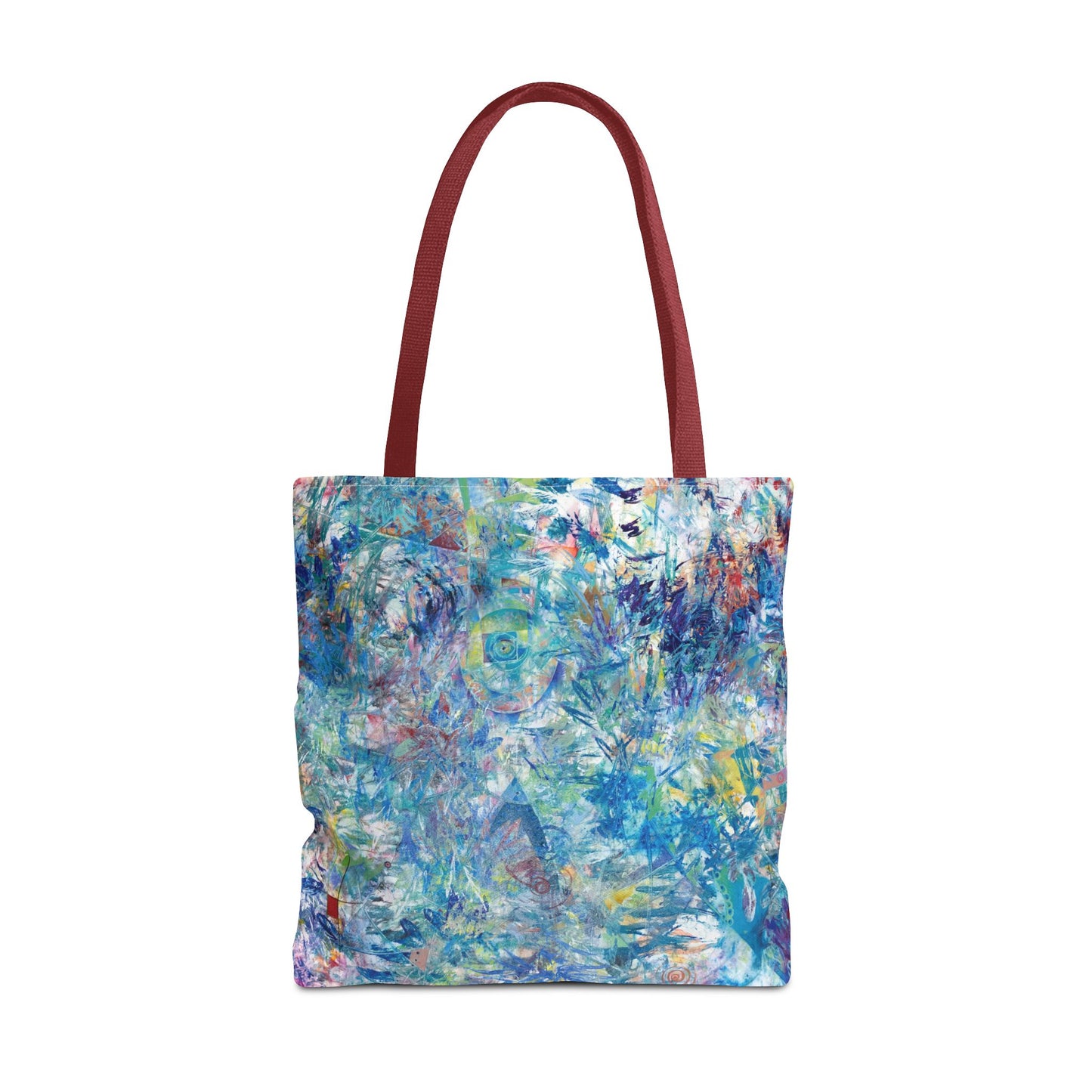 Spiritual Abstract Art Tote Bag Canvas Shopping Bag - Ascension - Leslie Karpinski