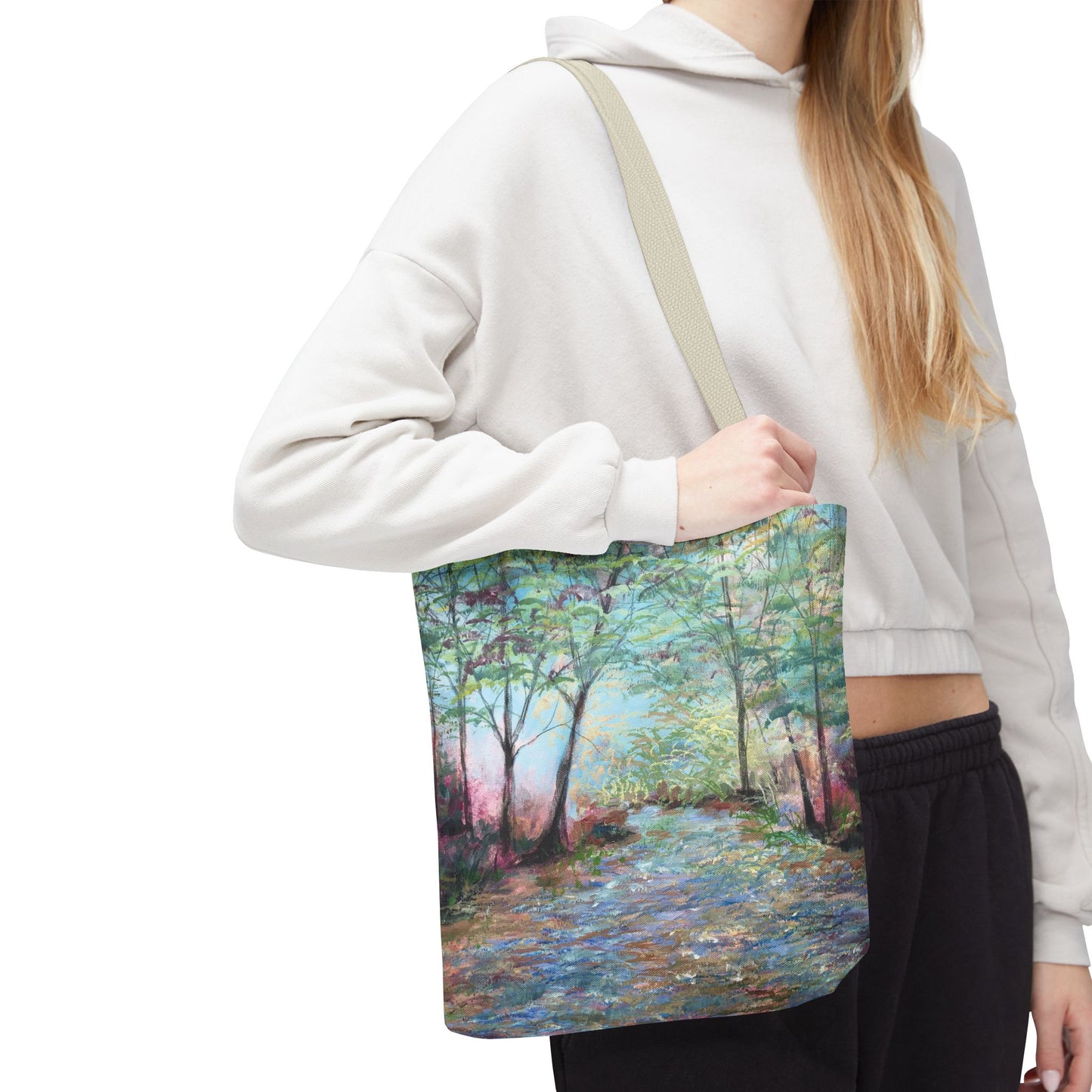St Francis Landscape Art Tote Bag - Leslie Karpinski