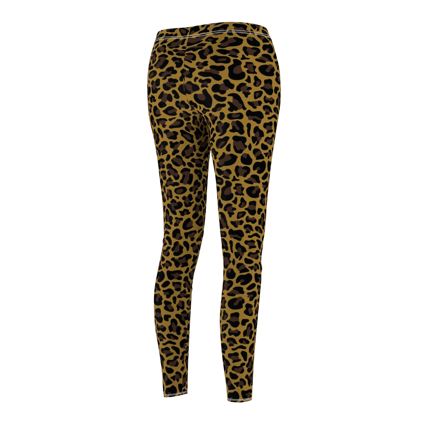 Leopard Print Womens Animal Print Leggings Stretch Pants - Saiko Studio