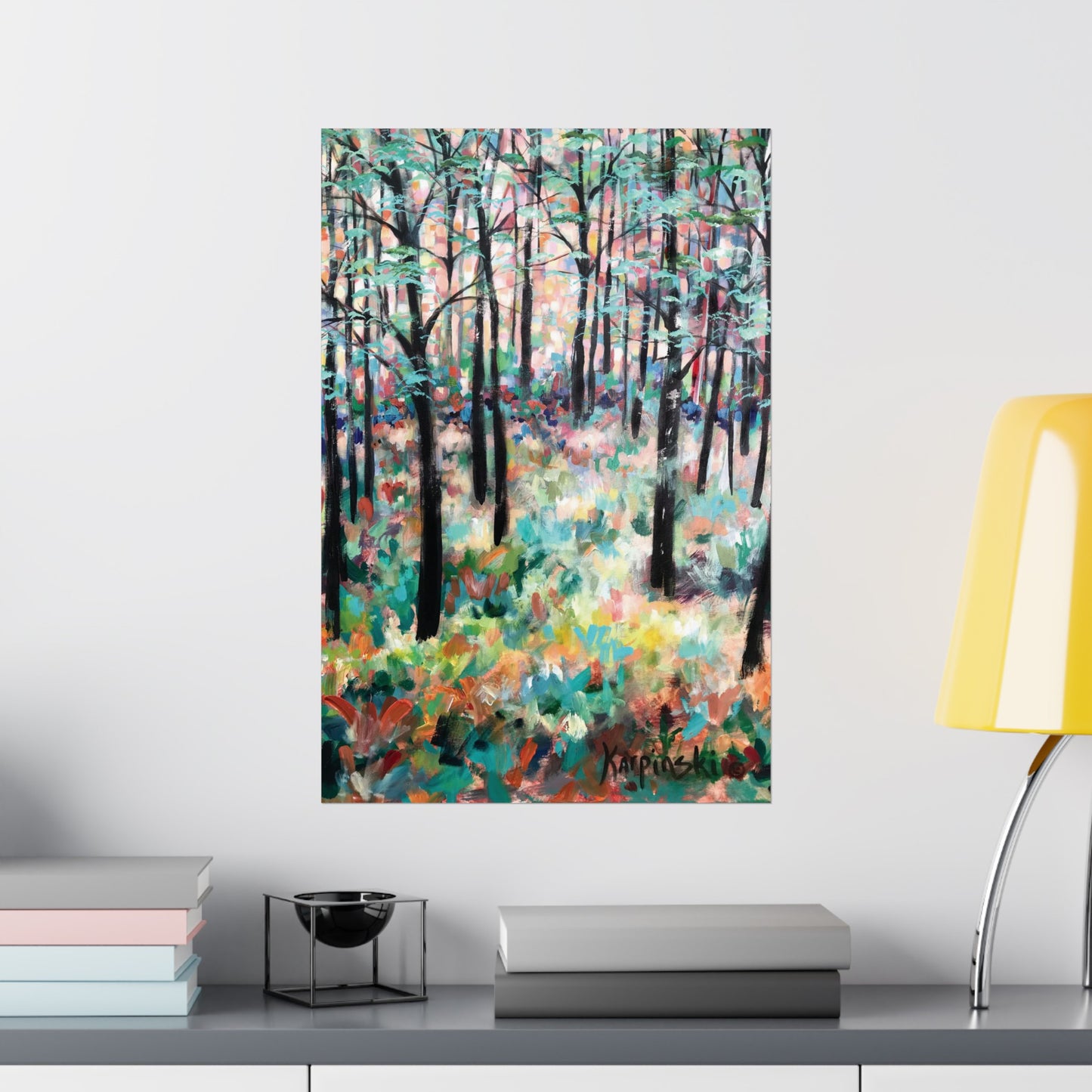 Forest Nature Fine Art Print Landscape Artwork - Trees Of Hope By Leslie Karpinski