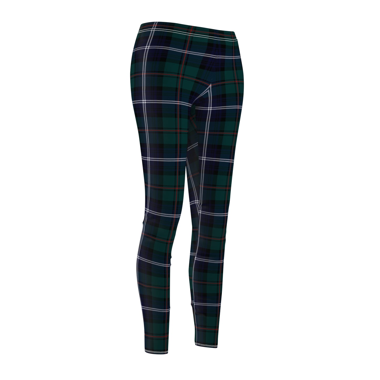 Custom Tartan Plaid Womens Leggings Stretch Yoga Pants - Saiko Studio