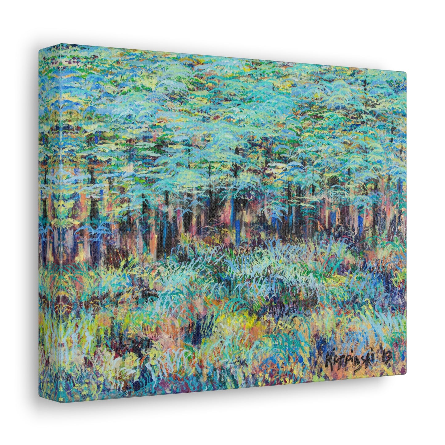 Landscape Nature Wall Art Canvas Art Print Wall Decor - Sunrise on the Blue Ridge by Leslie Karpinski