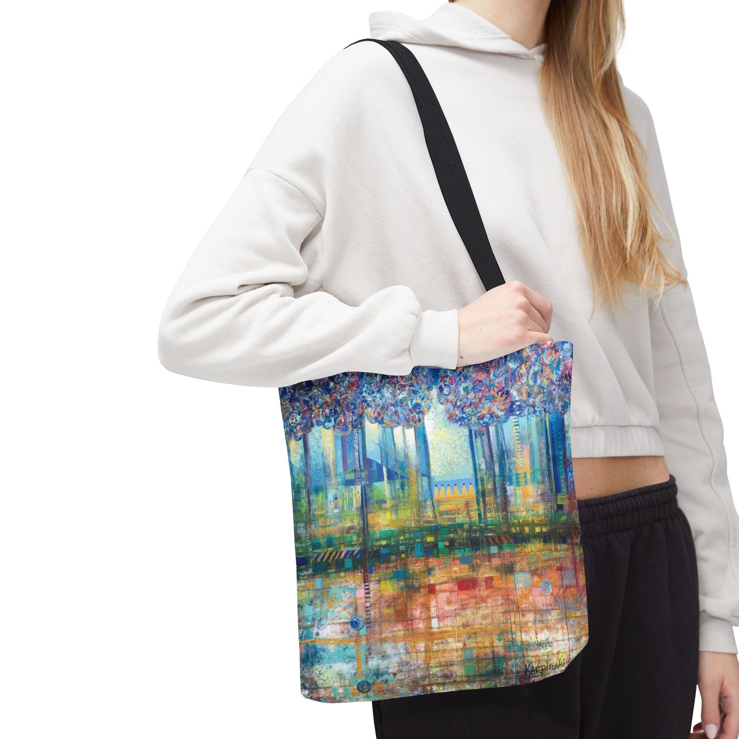 Rise Up to The Gates of Glory Canvas Art Tote Bag - Leslie Karpinski