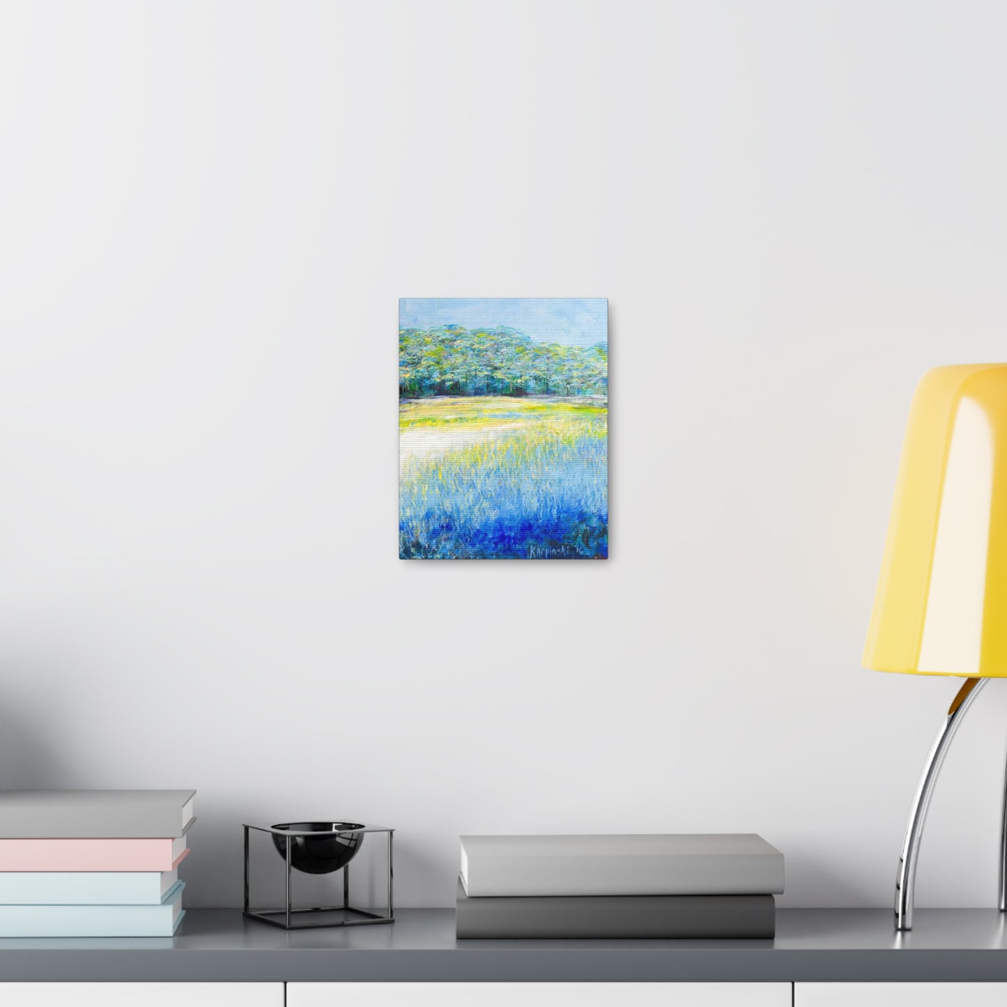 Landscape Canvas Wall Art Nature Scene Artwork - Myrtle Grove by Leslie Karpinksi