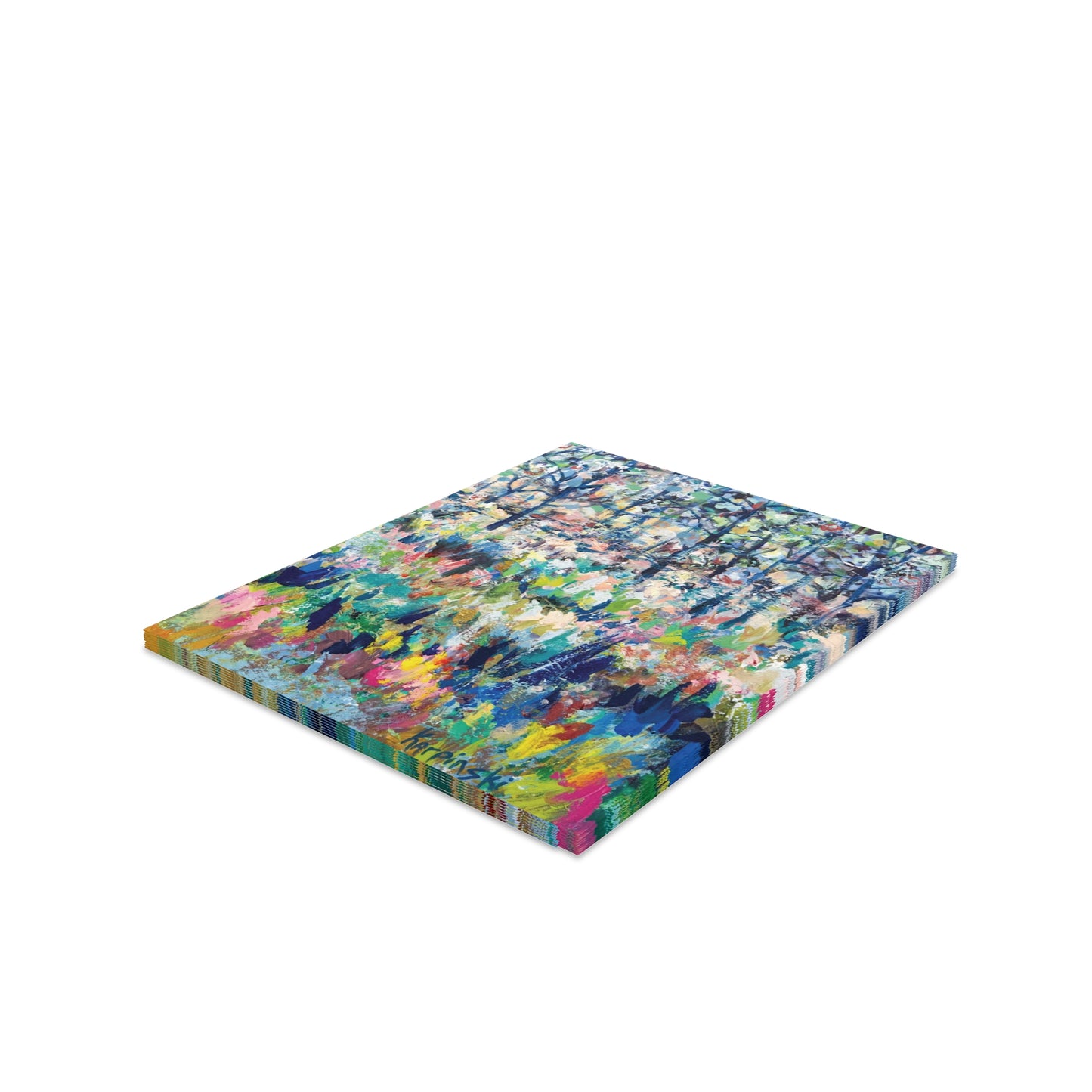 Colorful Landscape Artist Nature Greeting Card Multi Pack - Healing From The Storm by Leslie Karpinski