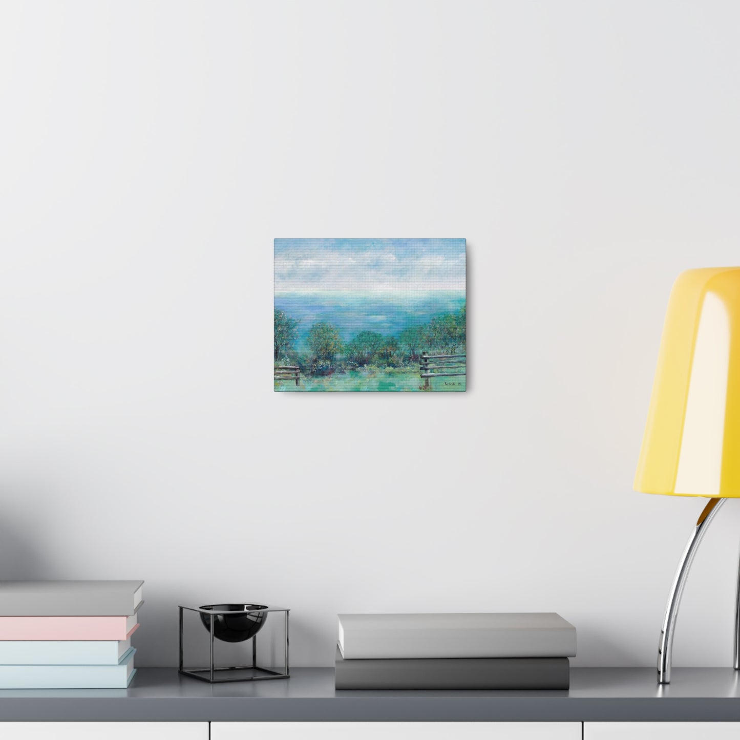 Mountain Landscape Canvas Art Nature Tree Artwork - Roaring Gap By Leslie Karpinski