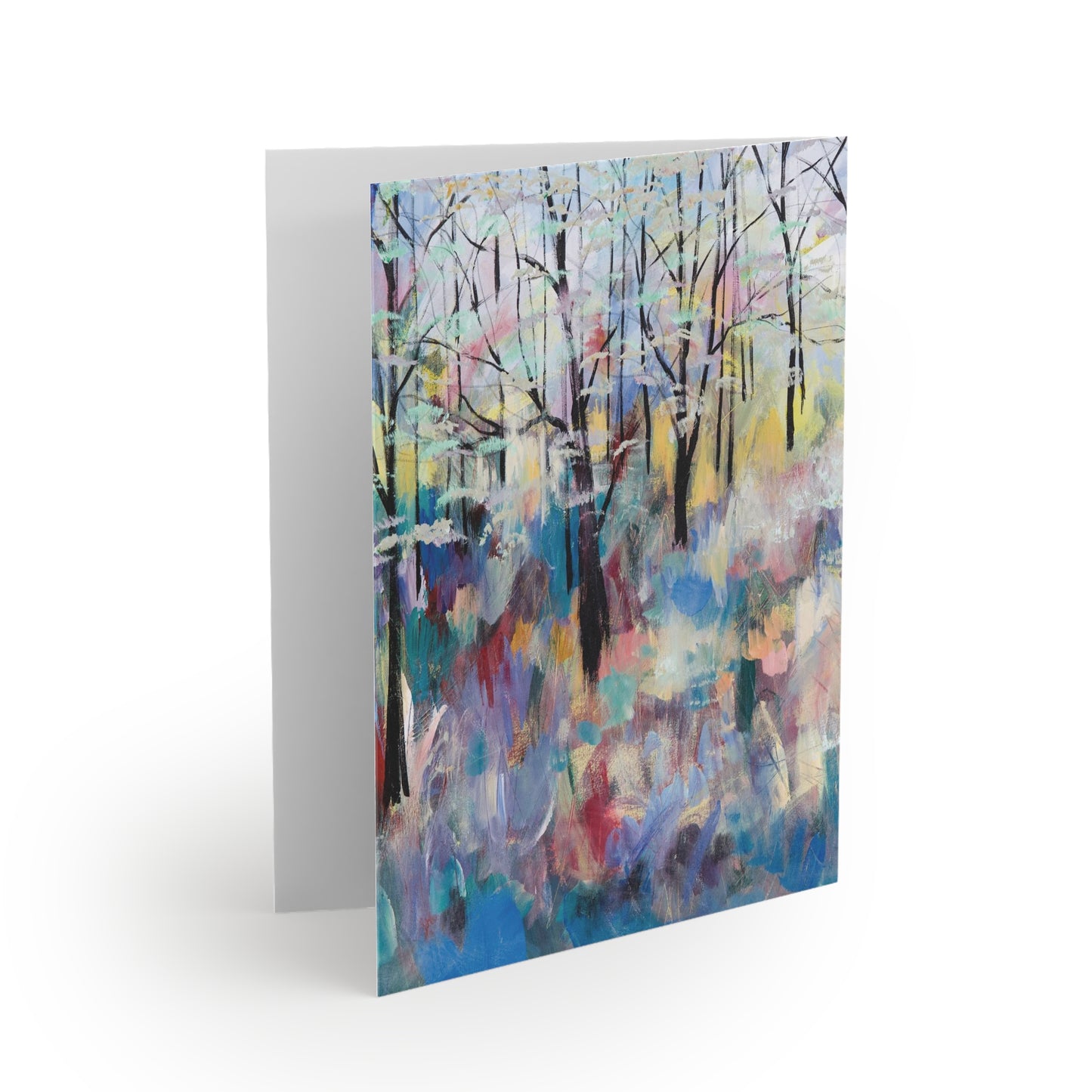 Landscape Tree Art Nature Greeting Card Multi Pack - Blue Ridge Parkway by Leslie Karpinski