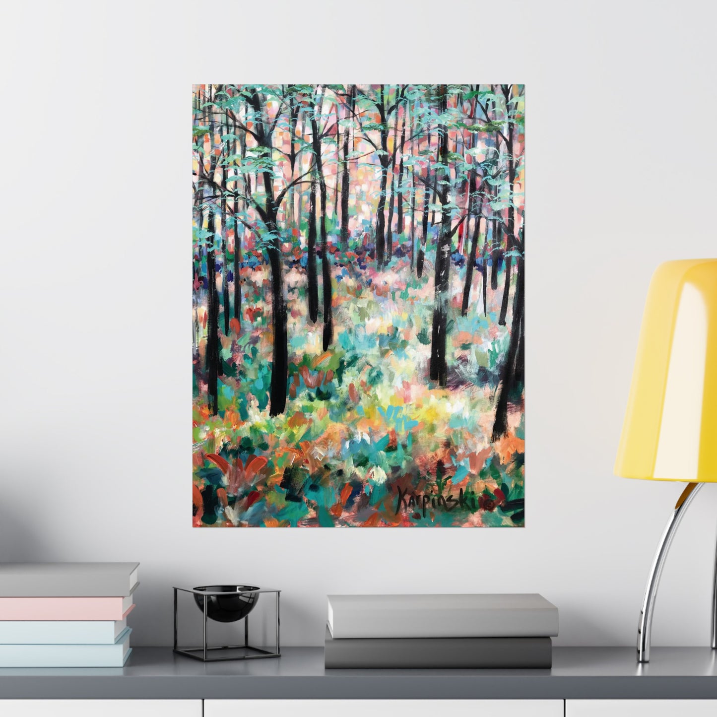 Forest Nature Fine Art Print Landscape Artwork - Trees Of Hope By Leslie Karpinski