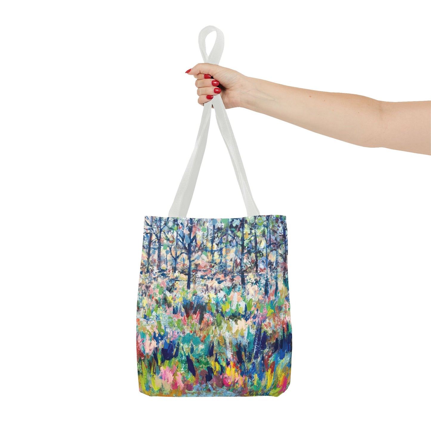 Colorful Landscape Nature Art Canvas Tote Bag - Healing From the Storm by Leslie Karpinski
