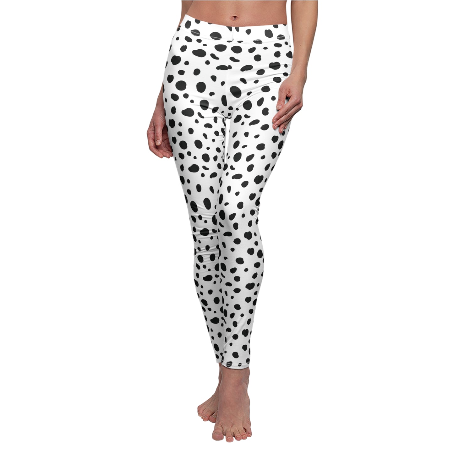 Dalmatian Print Womens Yoga Pants Dalmatian Costume - Saiko Studio