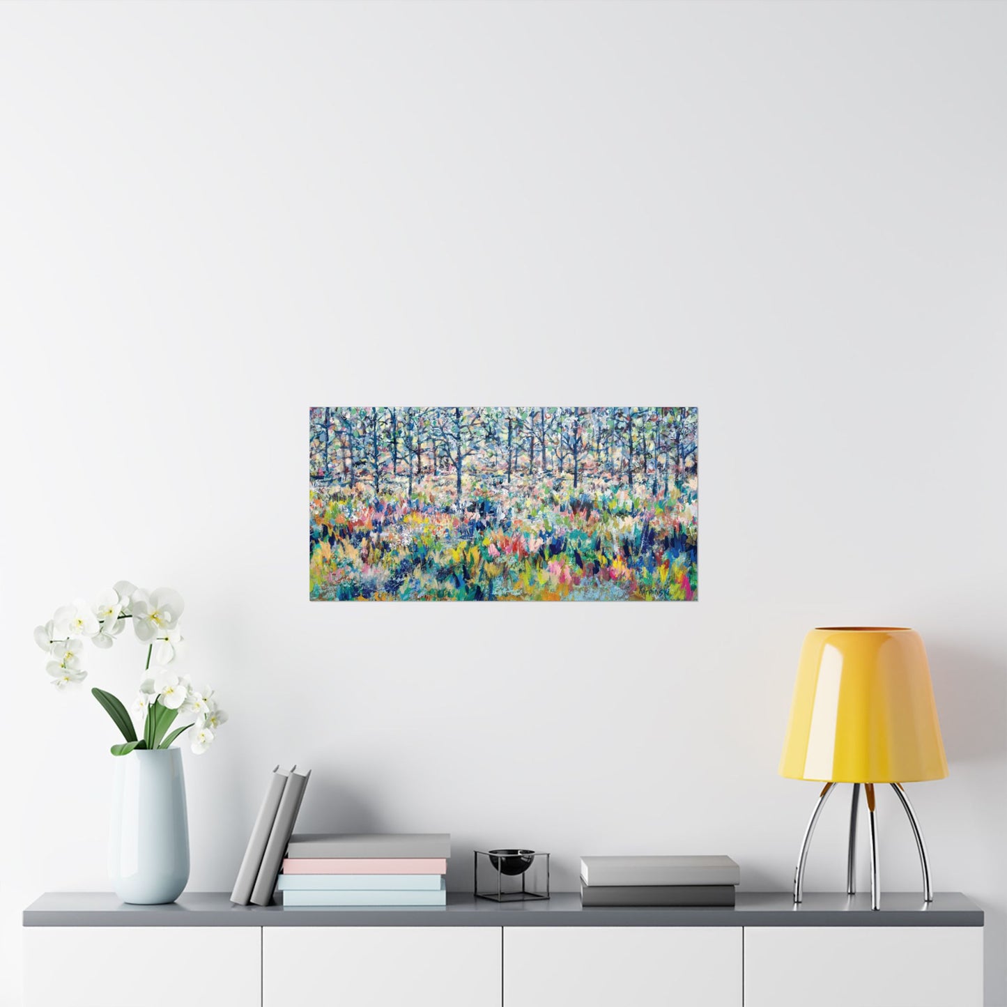 Colorful Landscape Art Poster Print - Healing From The Storm by Leslie Karpinski