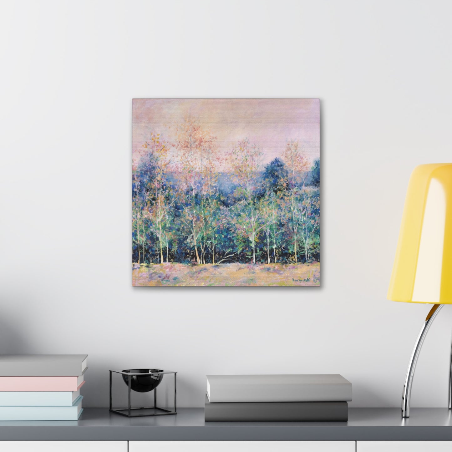 Nature Tree Landscape Canvas Art - Symphony of Trees by Leslie Karpinski