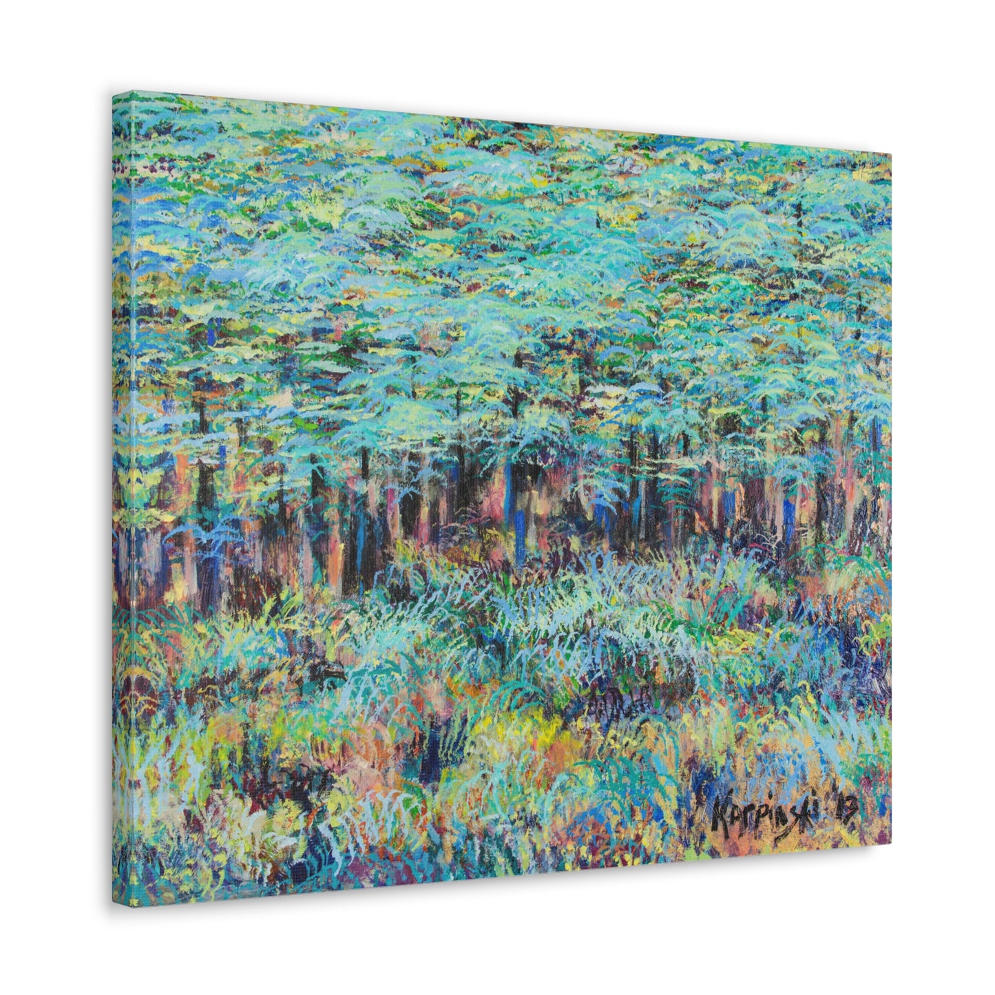 Landscape Nature Wall Art Canvas Art Print Wall Decor - Sunrise on the Blue Ridge by Leslie Karpinski
