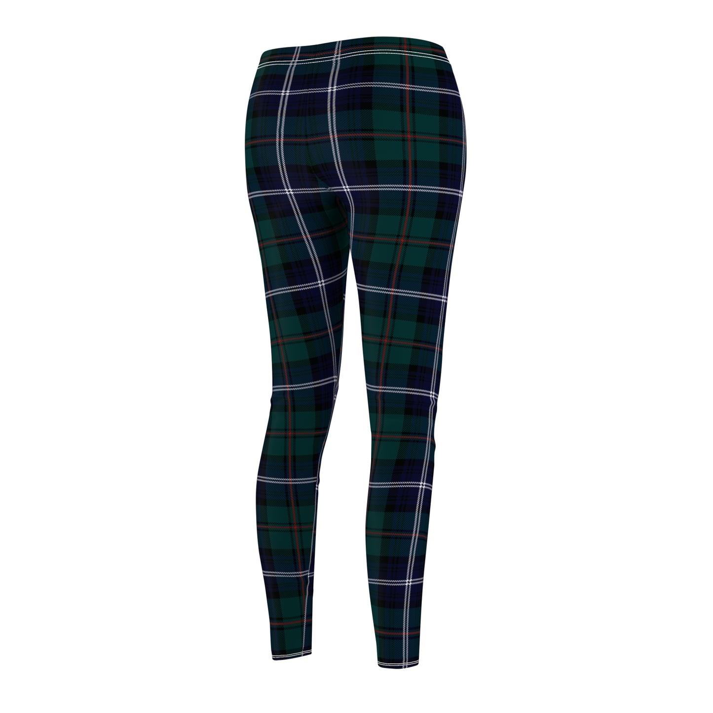 Custom Tartan Plaid Womens Leggings Stretch Yoga Pants - Saiko Studio