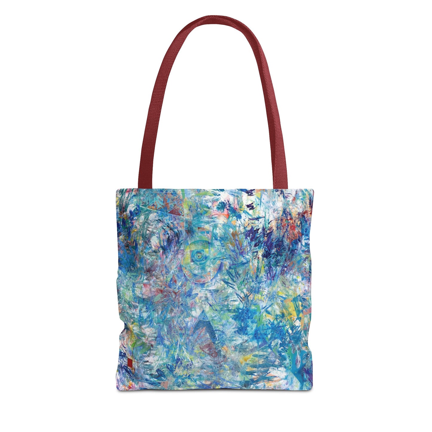 Spiritual Abstract Art Tote Bag Canvas Shopping Bag - Ascension - Leslie Karpinski