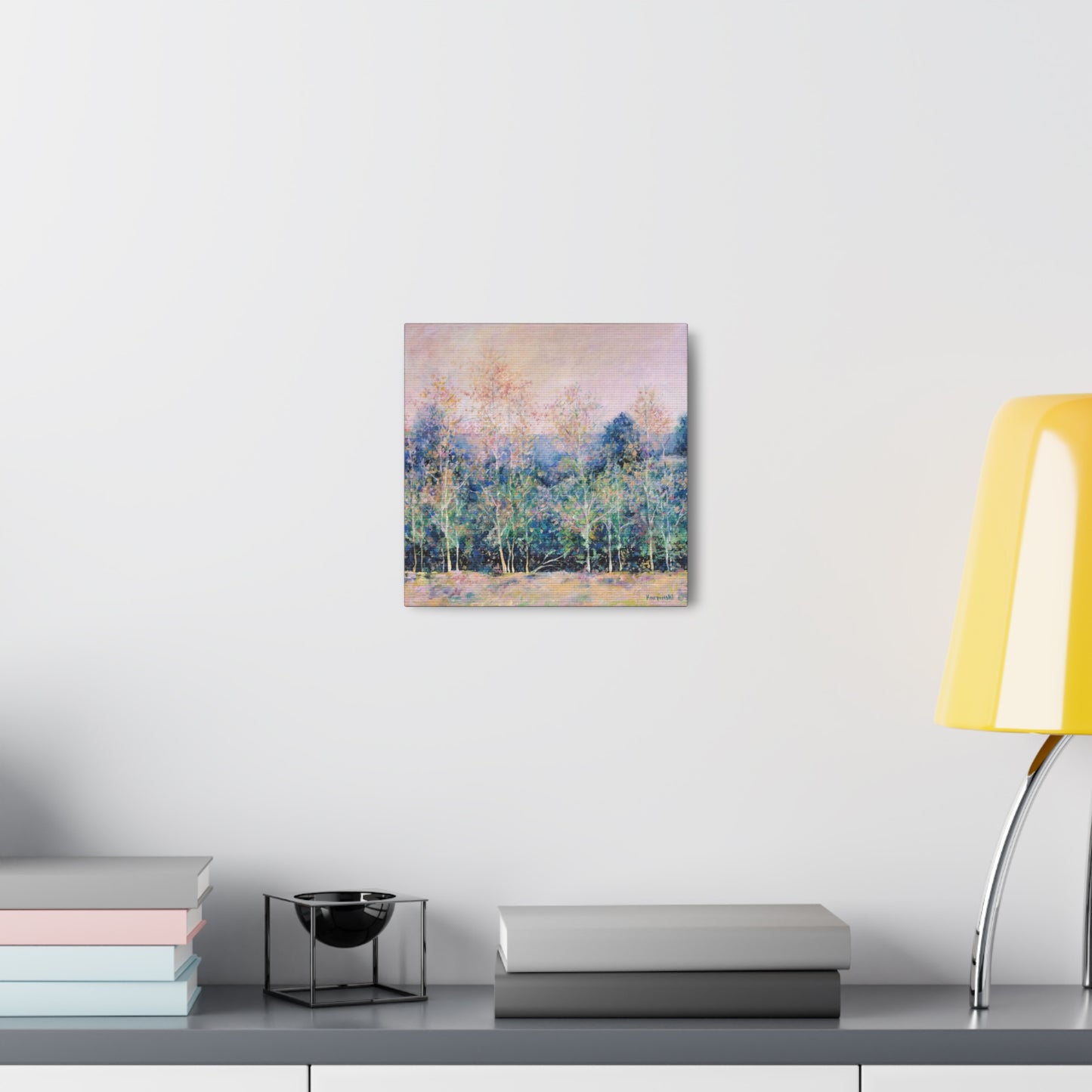 Nature Tree Landscape Canvas Art - Symphony of Trees by Leslie Karpinski