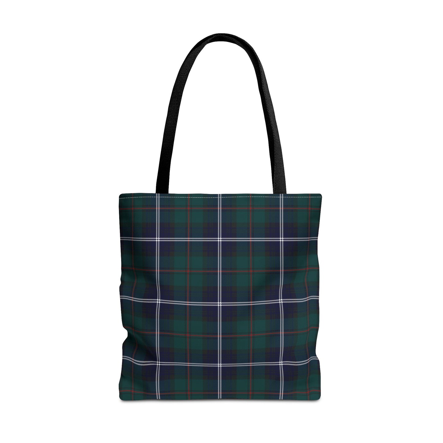 Custom Tartan Plaid Tote Bag Personalized Reusable Shopping Bag - Saiko Studio
