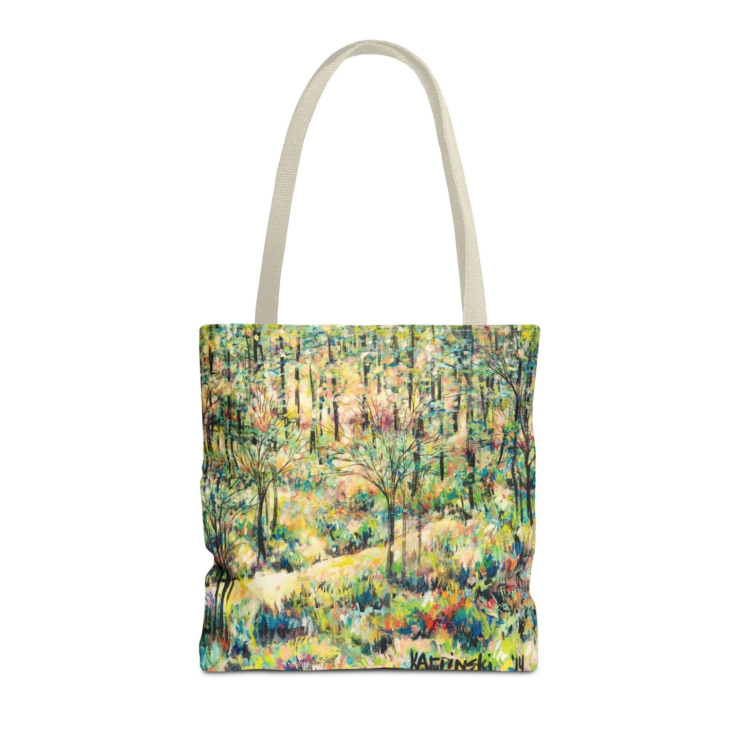Nature Landscape Art Tote Bag Canvas Shopping Bag - Reynolda Gardens 1 - Leslie Karpinski