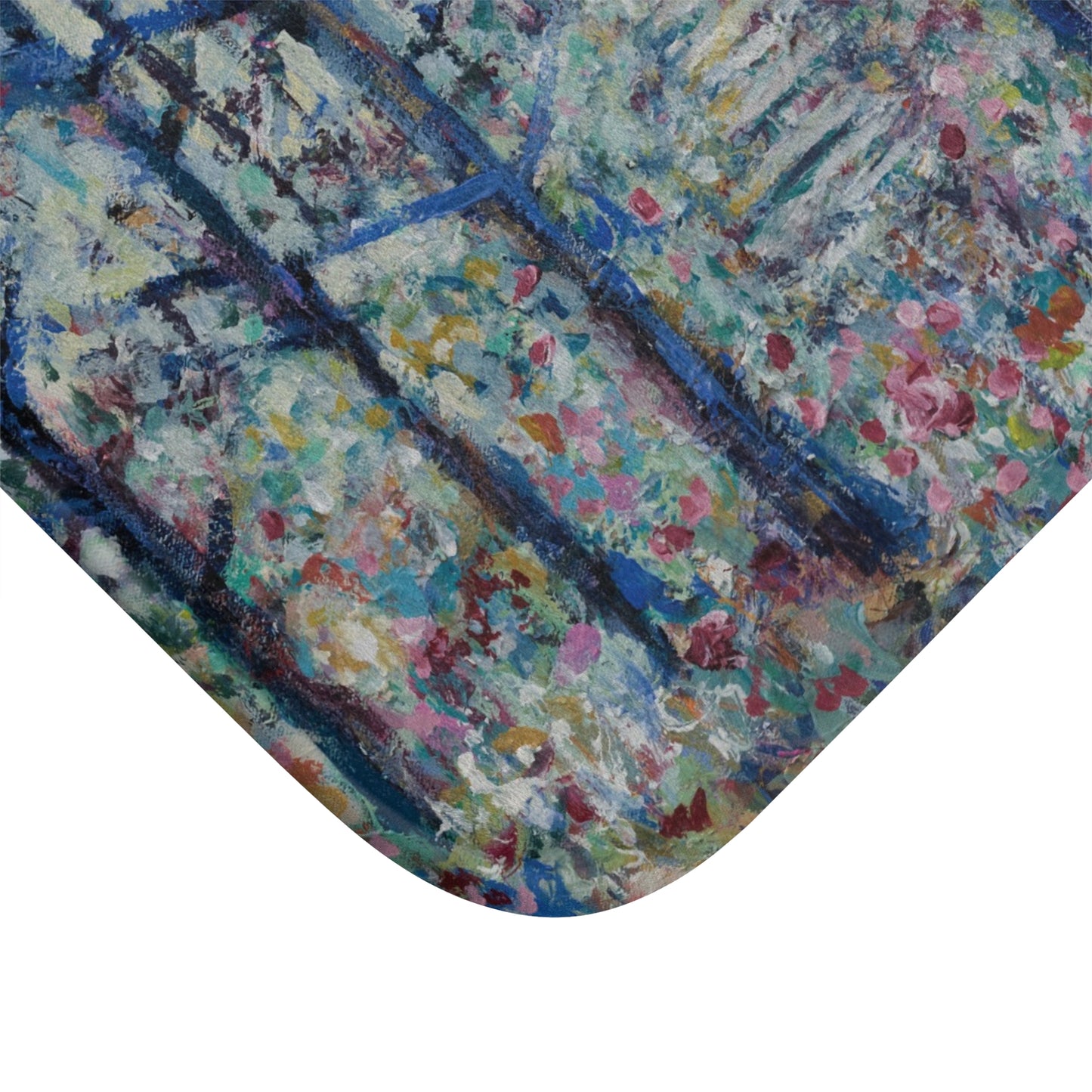 Landscape Forest Tree Forest Memory Foam Non Slip Bath Mat - Stairs 2 Home by Leslie Karpinski