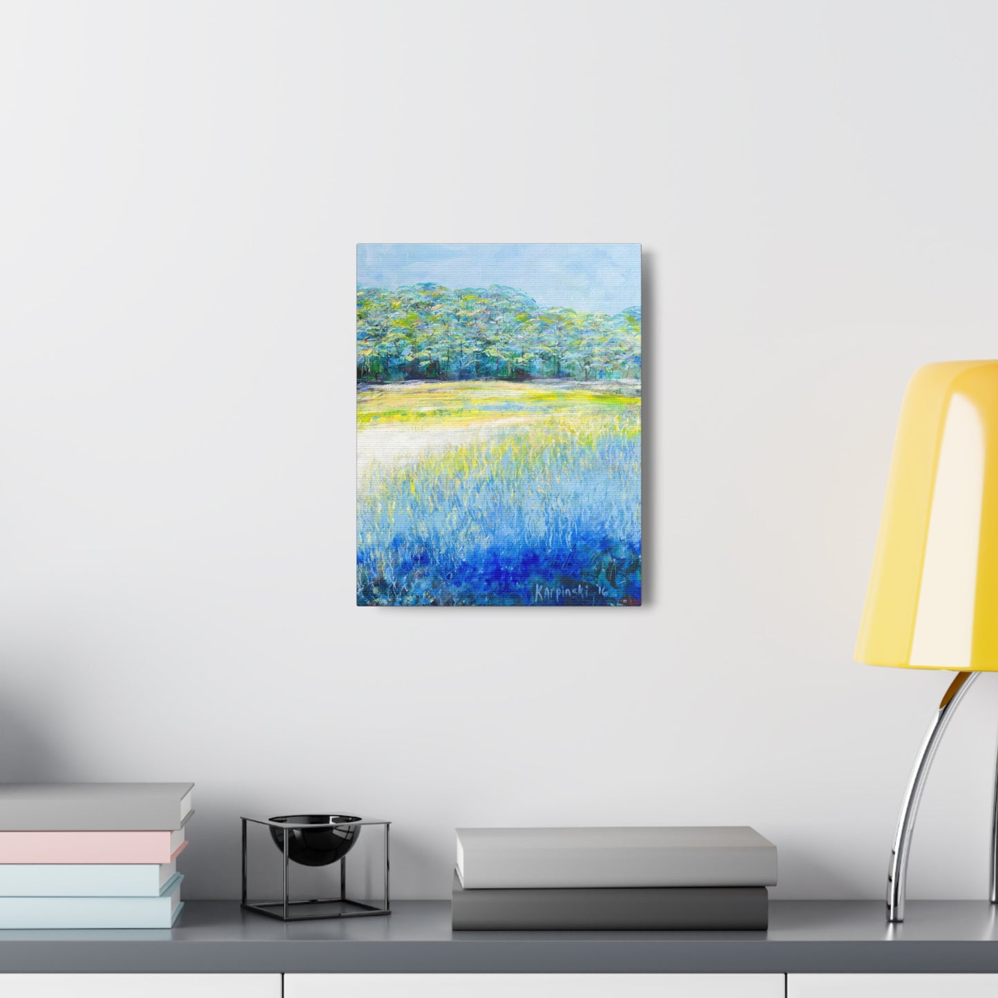 Landscape Canvas Wall Art Nature Scene Artwork - Myrtle Grove by Leslie Karpinksi