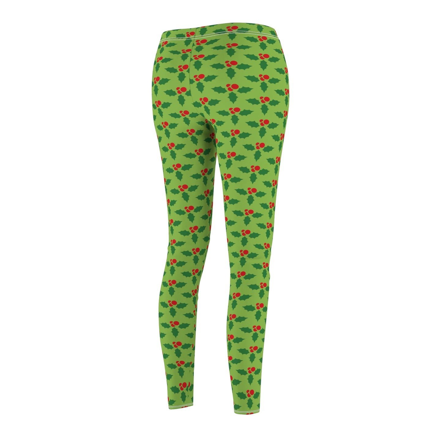 Holly Christmas Womens Leggings Yoga Pants - Saiko Studio