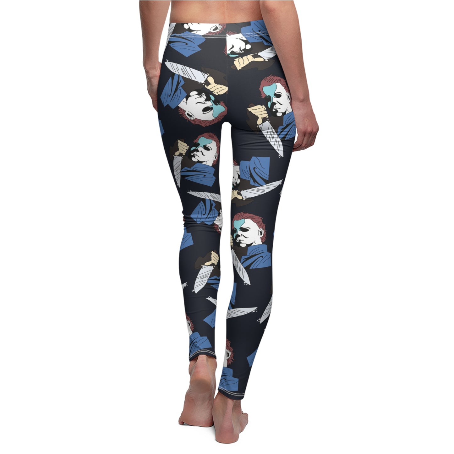 Halloween Michael Myers Womens Horror Movie Leggings - Saiko Studio