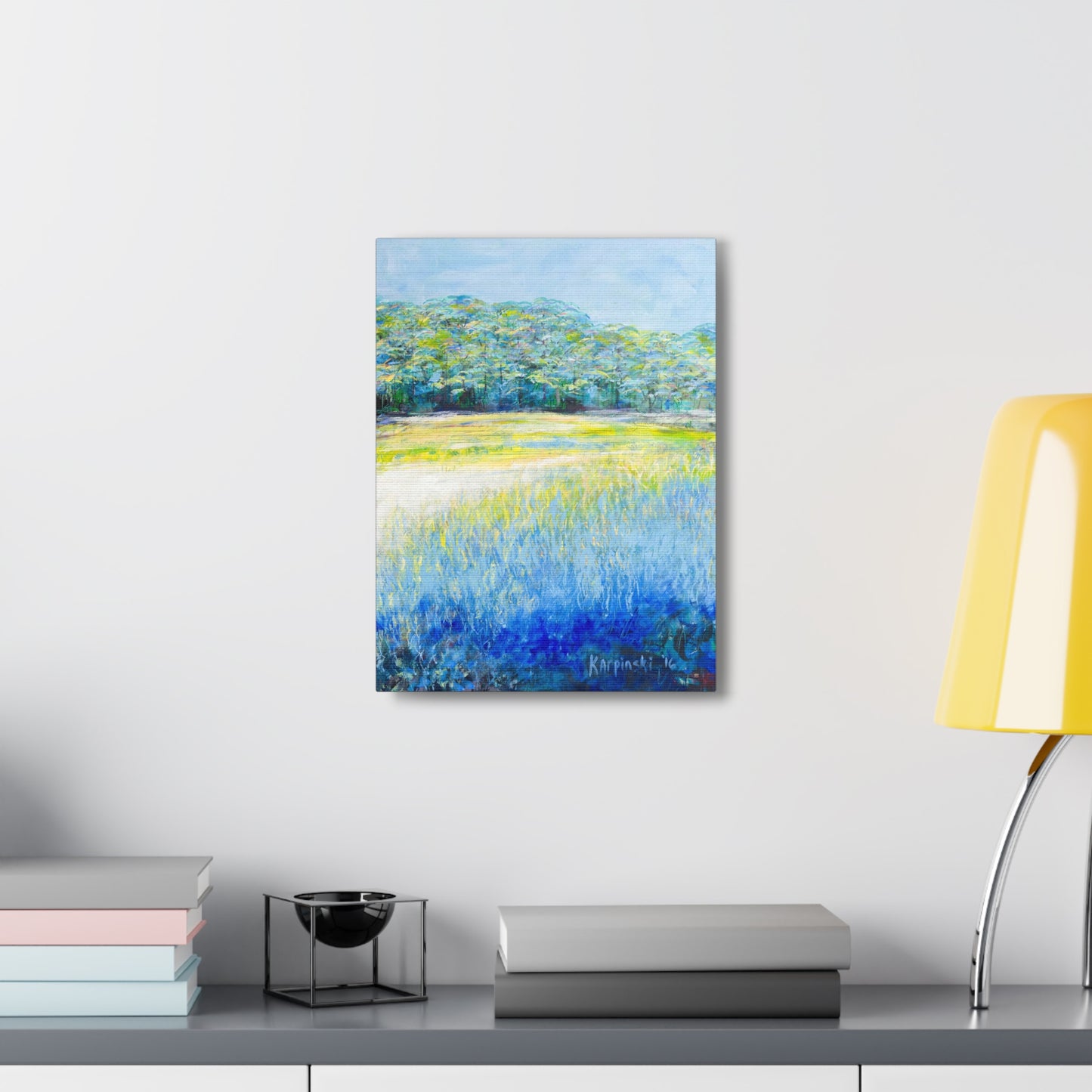 Landscape Canvas Wall Art Nature Scene Artwork - Myrtle Grove by Leslie Karpinksi