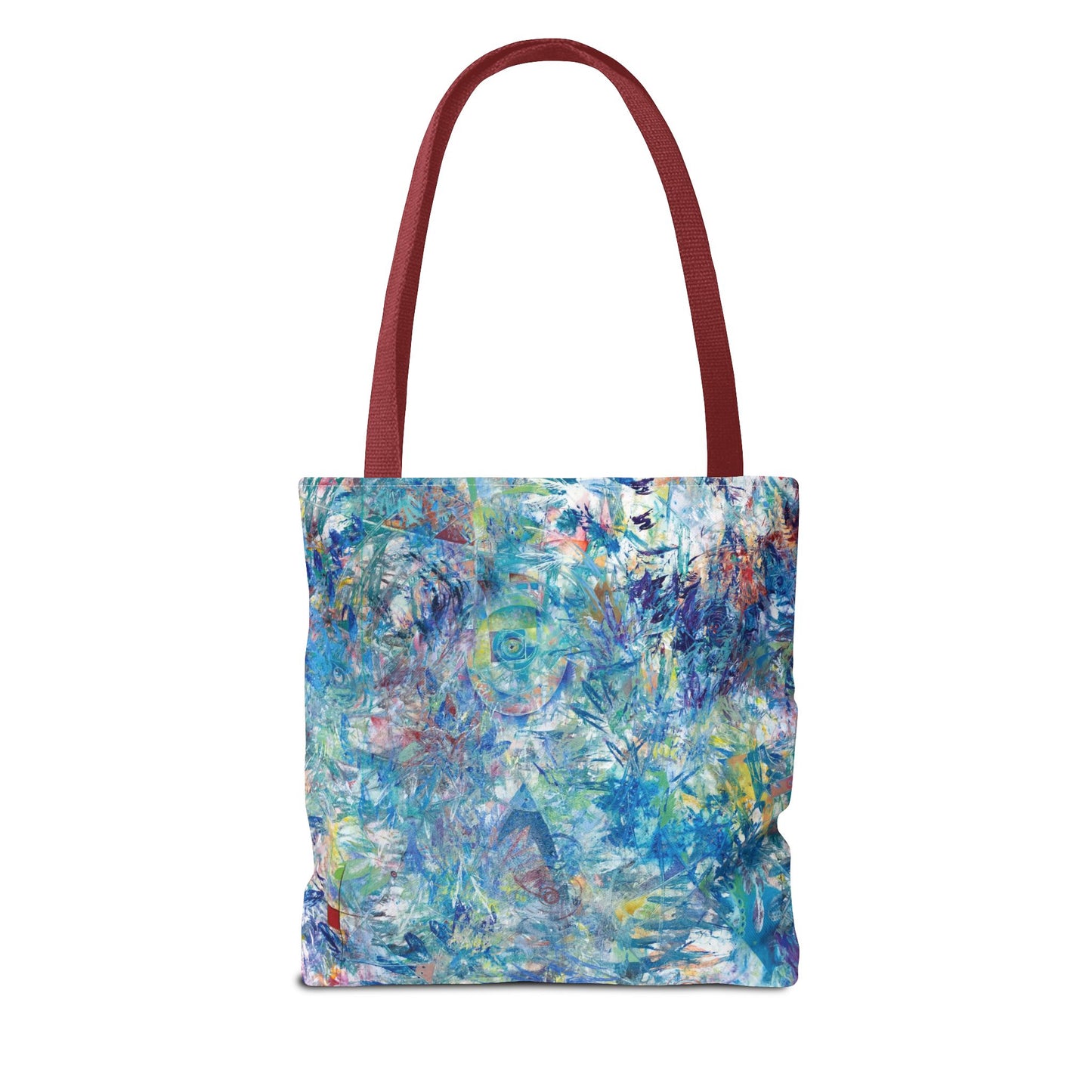 Spiritual Abstract Art Tote Bag Canvas Shopping Bag - Ascension - Leslie Karpinski