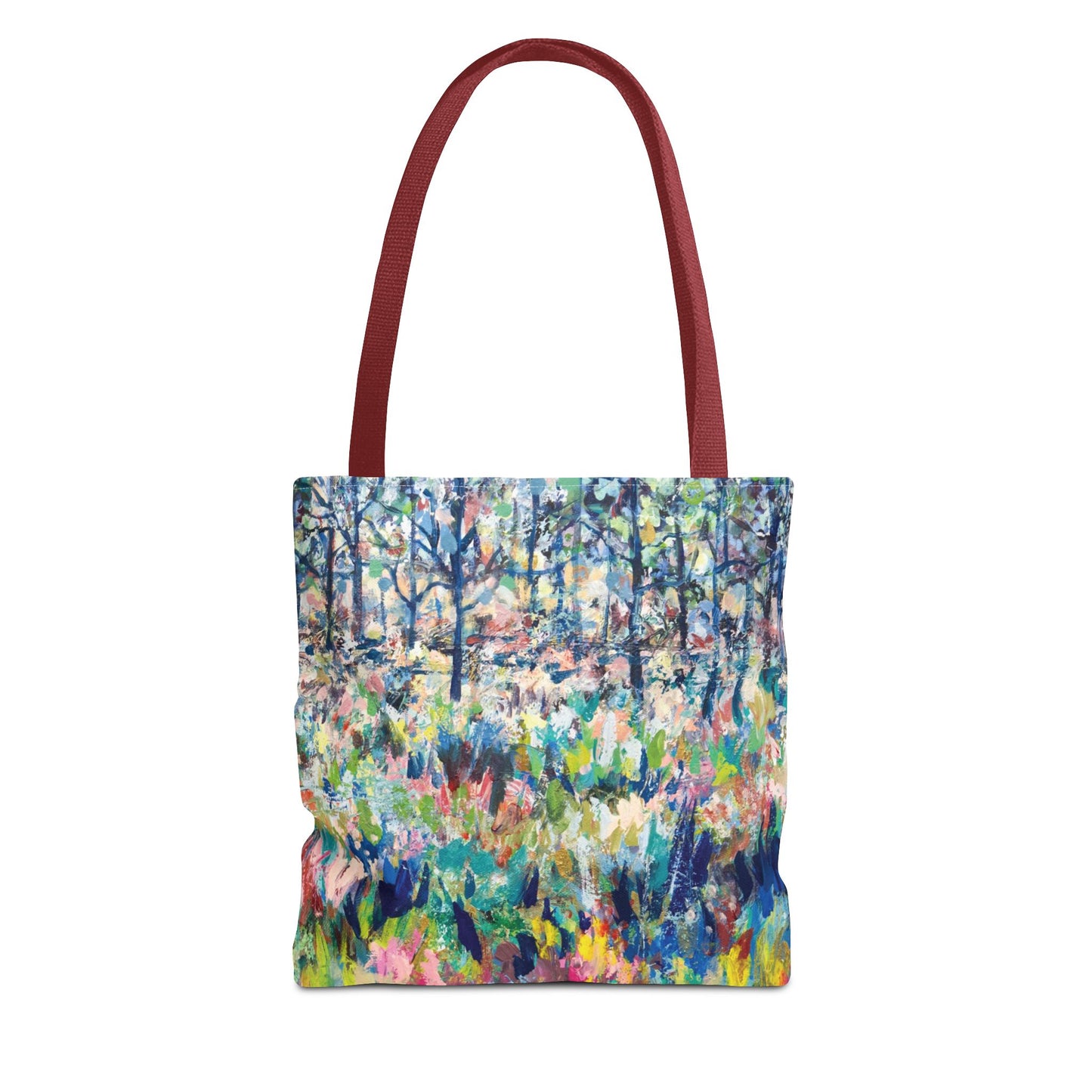 Colorful Landscape Nature Art Canvas Tote Bag - Healing From the Storm by Leslie Karpinski