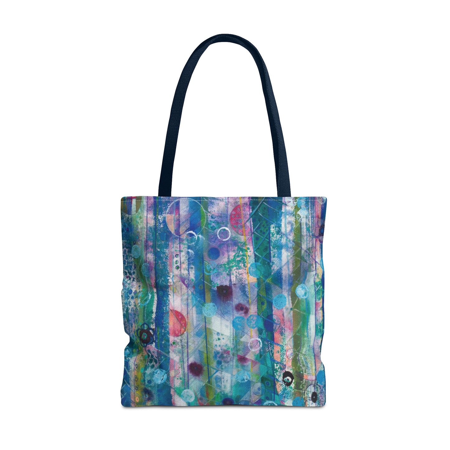 Abstract Art Tote Bag Canvas Shopping Bag - Dreaming Trees by Leslie Karpinski