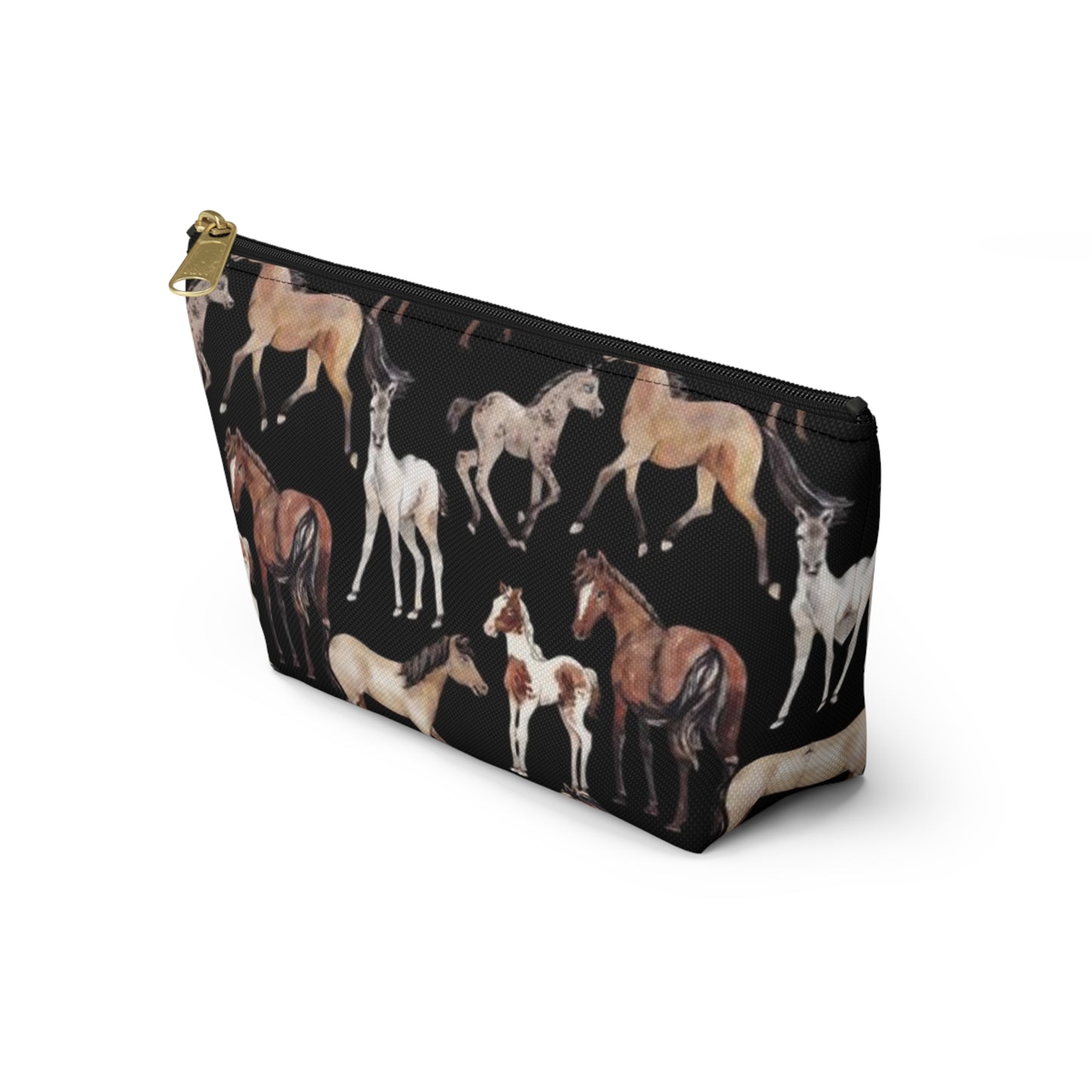 Horse School Pencil Case Accessory Pouch Make Up Bag - Saiko Studio