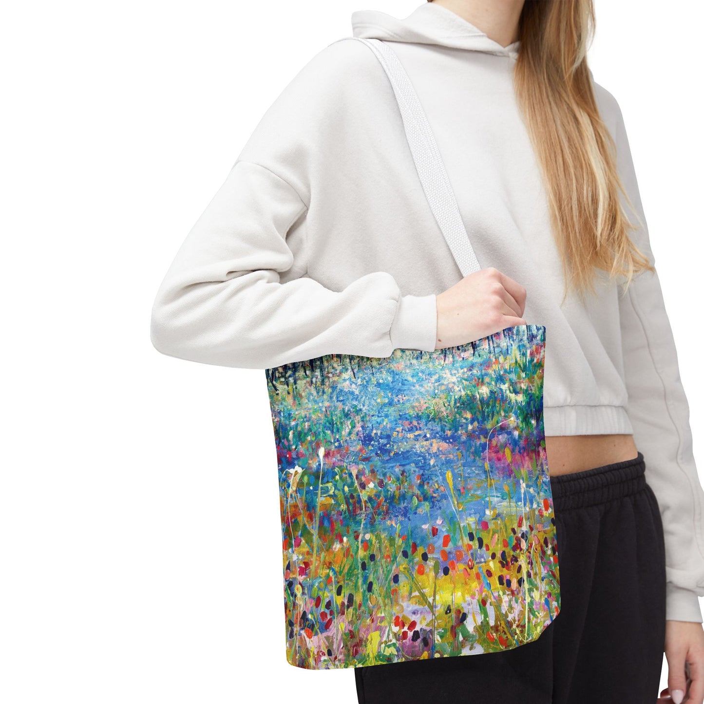 Paths and Journies Landscape Art Tote Bag - Leslie Karpinski