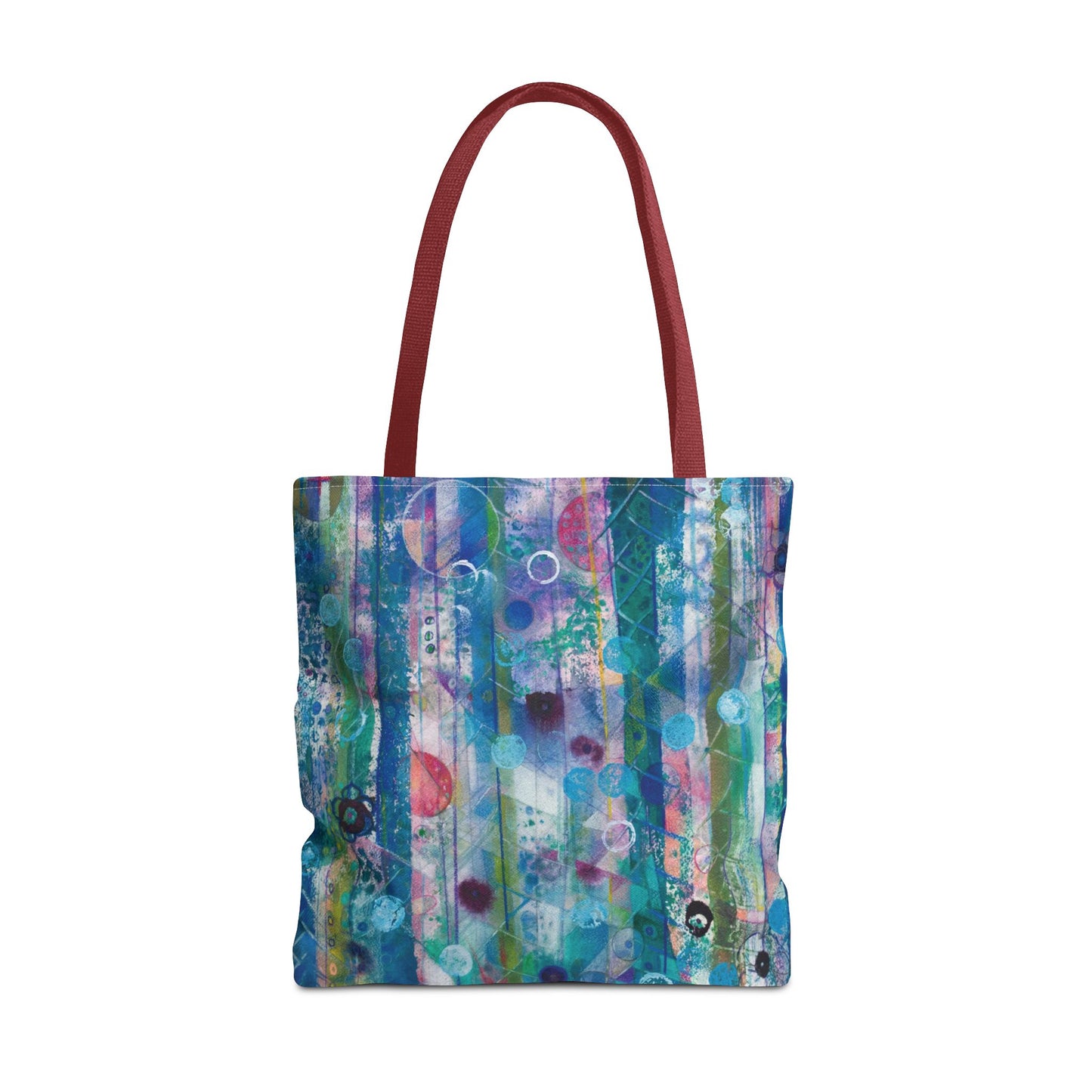 Abstract Art Tote Bag Canvas Shopping Bag - Dreaming Trees by Leslie Karpinski