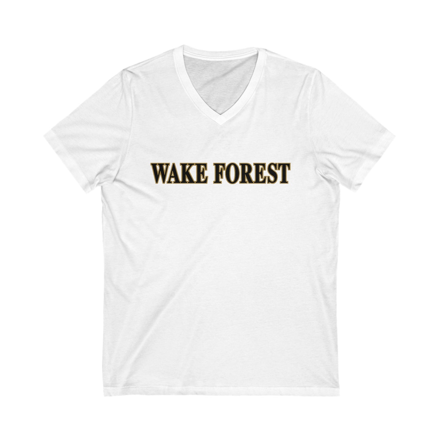 Wake Forest Unisex V Neck Tee