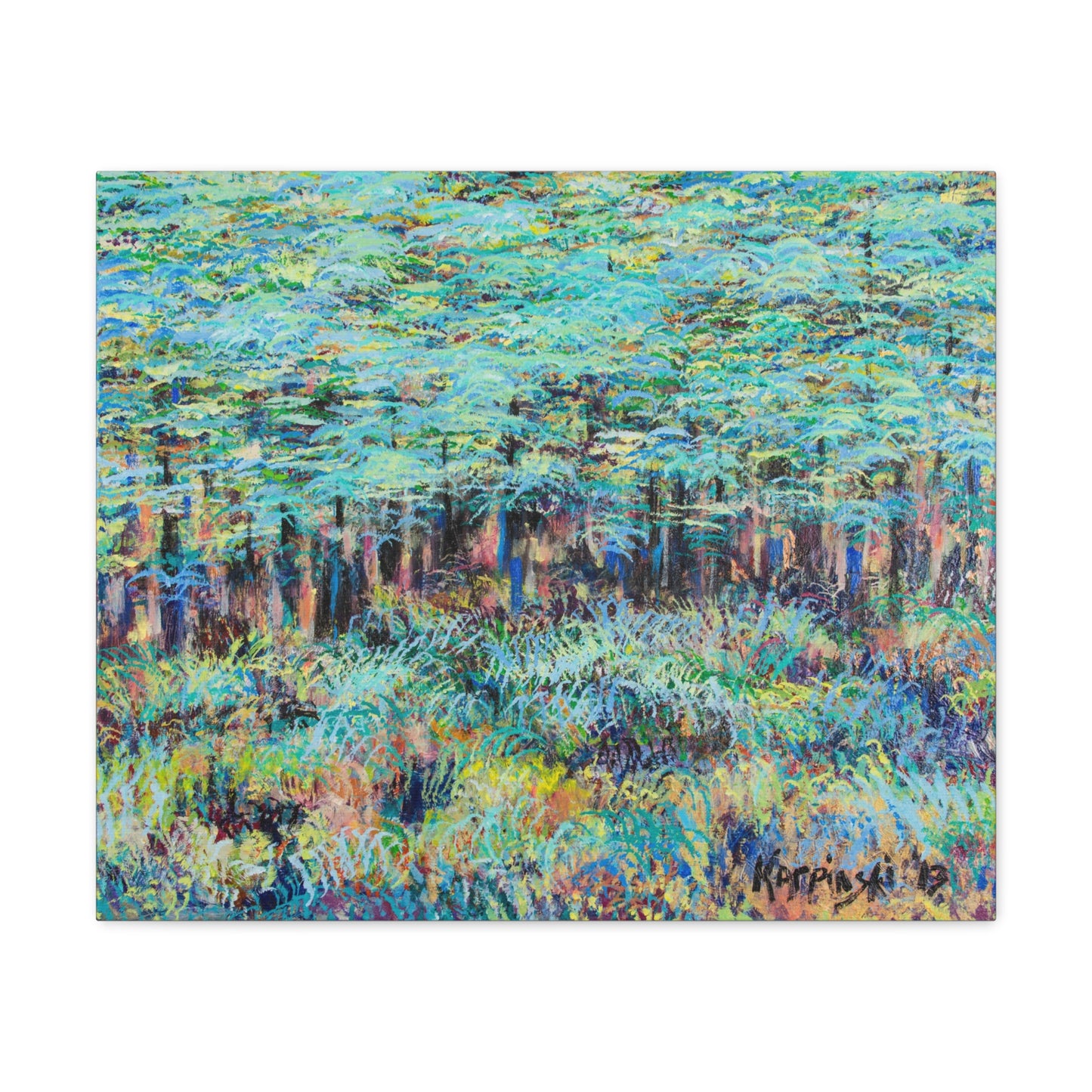Landscape Nature Wall Art Canvas Art Print Wall Decor - Sunrise on the Blue Ridge by Leslie Karpinski
