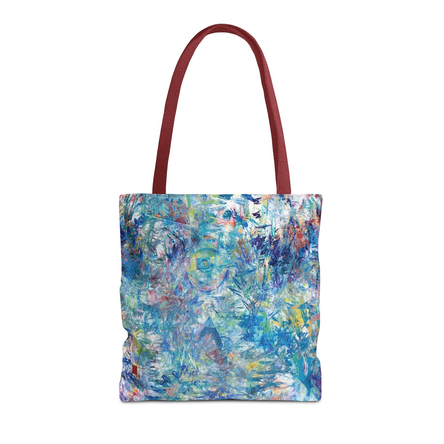 Spiritual Abstract Art Tote Bag Canvas Shopping Bag - Ascension - Leslie Karpinski