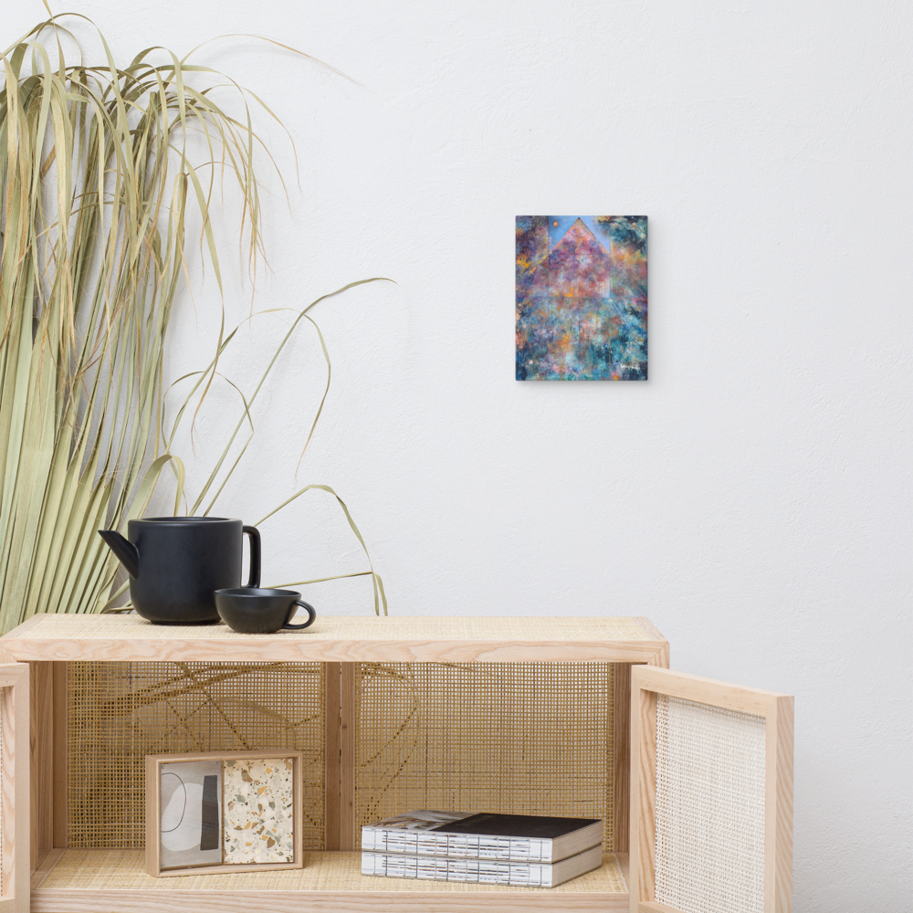 Emergence Abstract Art Canvas Print - Leslie Karpinski