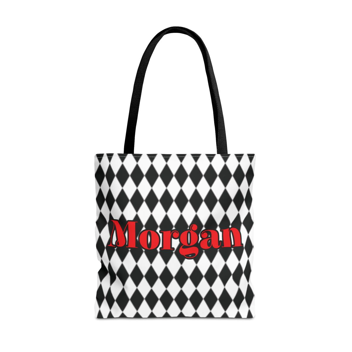 Custom Tartan Plaid Tote Bag Personalized Reusable Shopping Bag - Saiko Studio
