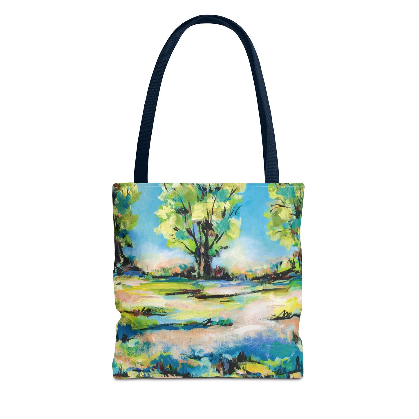 Tanglewood Tree Line Canvas Tote Bag - Leslie Karpinski