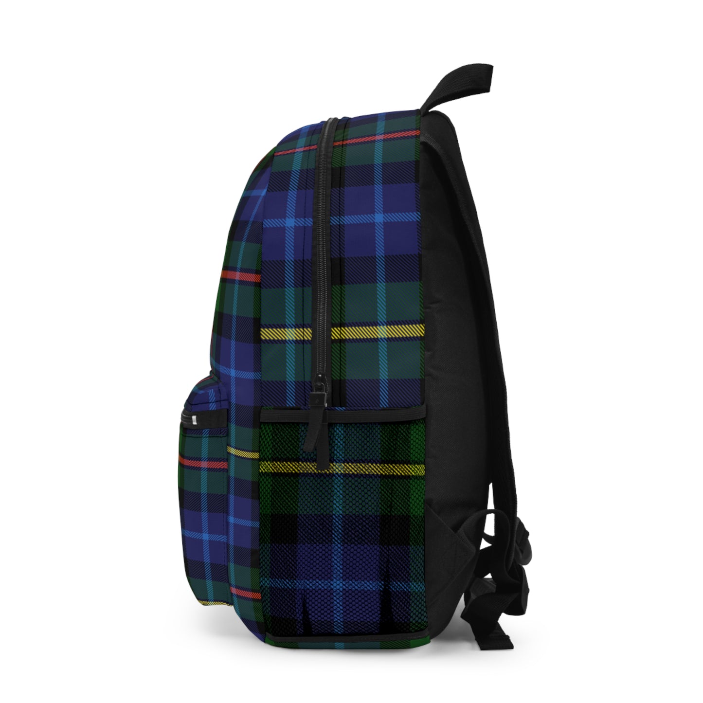 Plaid Kids Backpack Tartan Personalized Book Bag - Saiko Studio