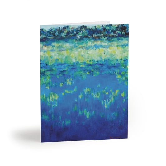 Waterscape Artist Nature Greeting Card Multi Pack - Waters Edge by Leslie Karpinski