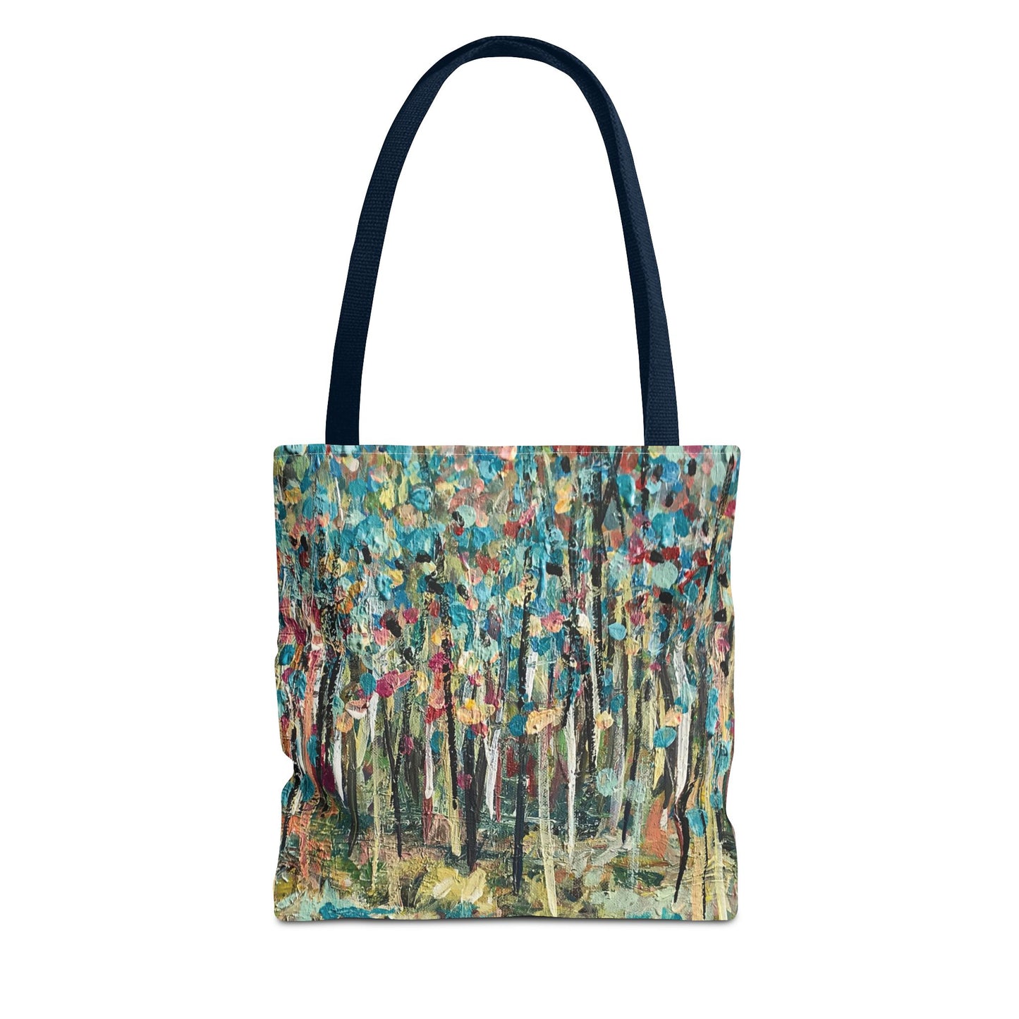 Colorful Landscape Canvas Art Tote Bag - Leslie Karpinski